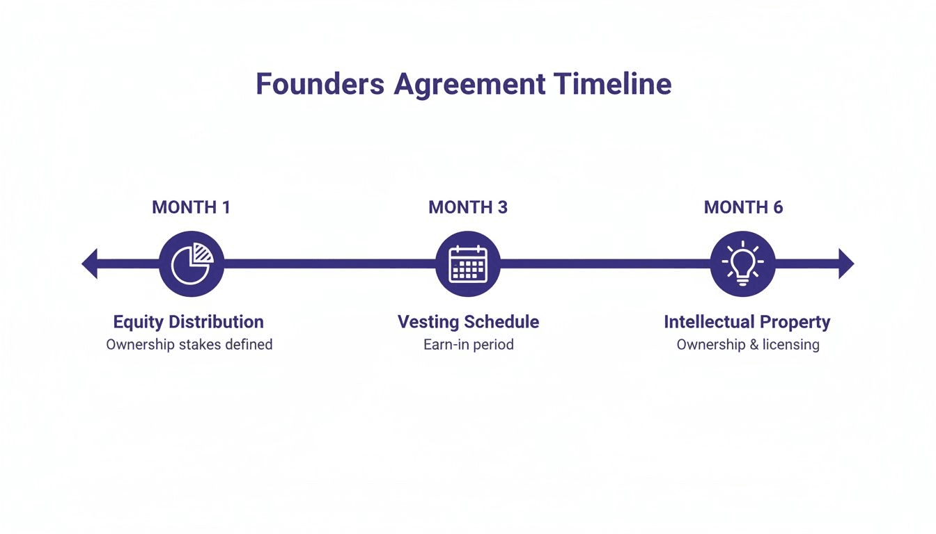 Founders Agreement Timeline