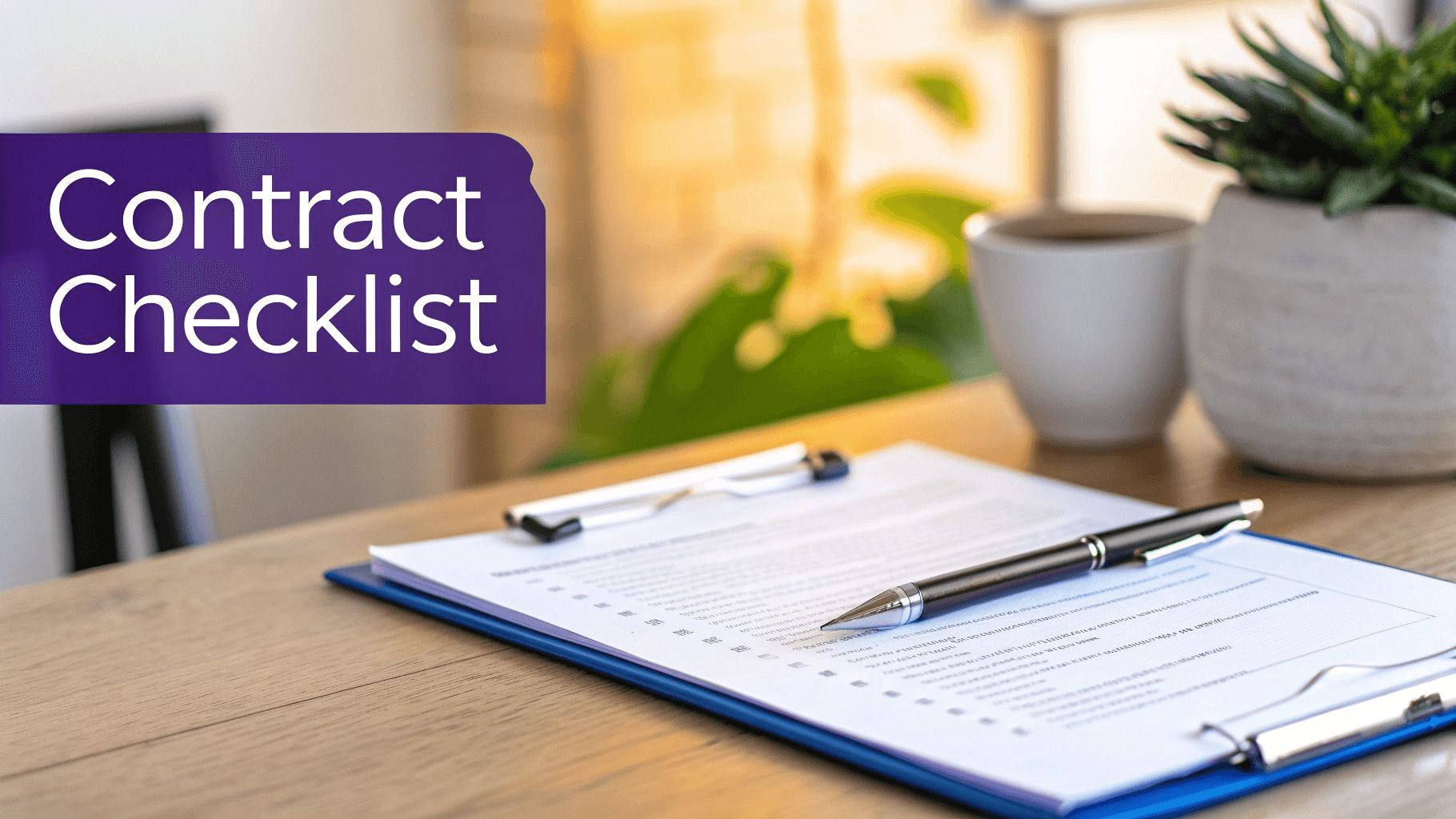 Contract Checklist