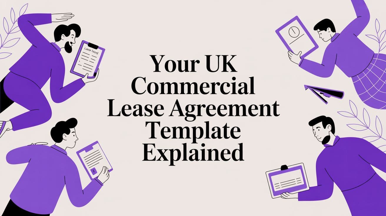 Your UK Commercial Lease Agreement Template Explained